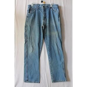 DICKIES carpenter jeans/pants 34x34, DISTRESSED, Blue Denim. 1993SNB